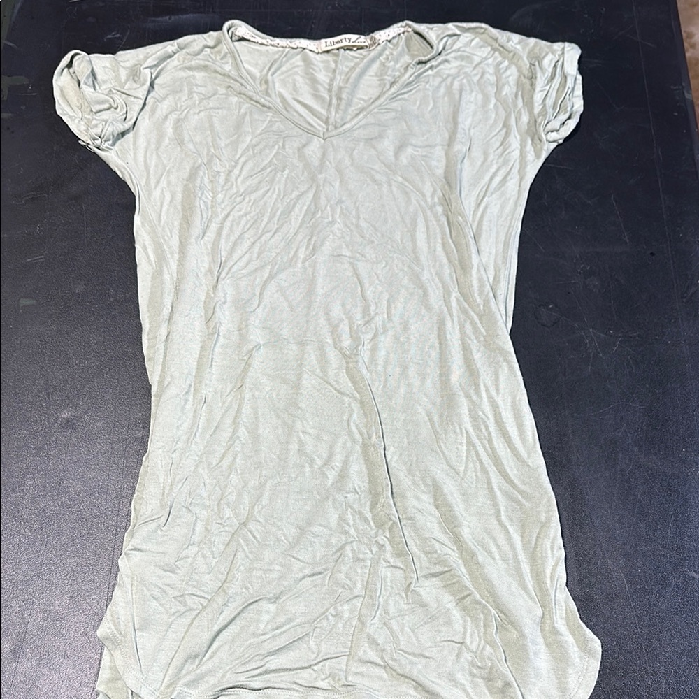 Liberty Love Mint T-Shirt Mini Dress
